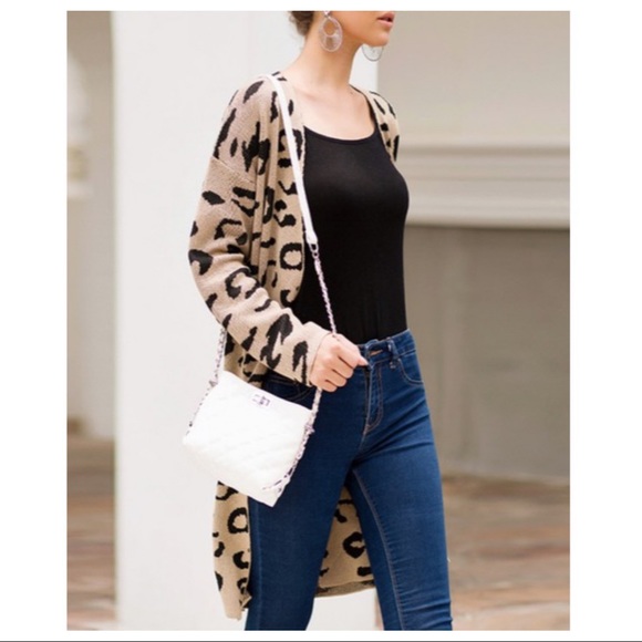 ✨LAST ONE✨Leopard sweater knit cardigan - Picture 9 of 11